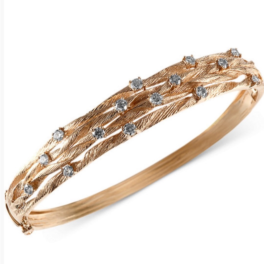 Effy 14K Gold, 1 carat tw natural Diamonds D’ORO Bracelet